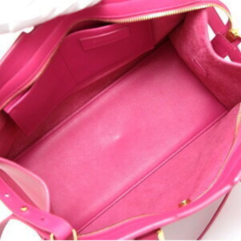 Saint Laurent Paris Cabas Handbag Pink Leather GG - Picture 6 of 6